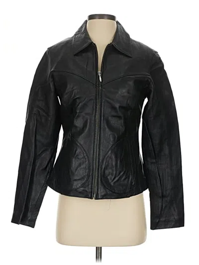 Pre-owned Wilsons Leather Jacket In Black
