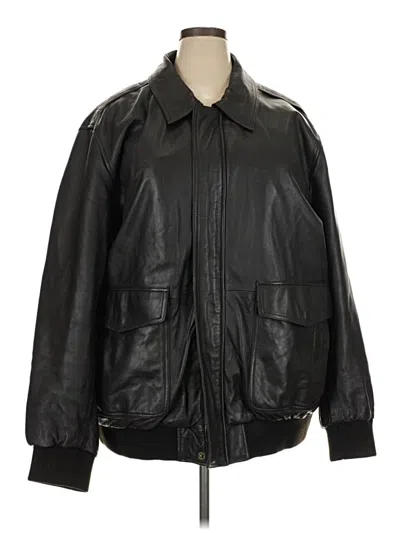 Pre-owned Wilsons Leather Jacket In Black