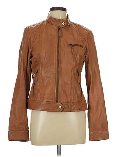 Pre-owned Wilsons Leather Jacket In Brown