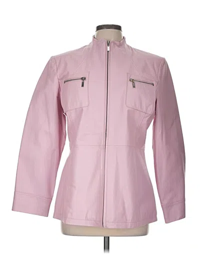 Pre-owned Wilsons Leather Jacket In Pink