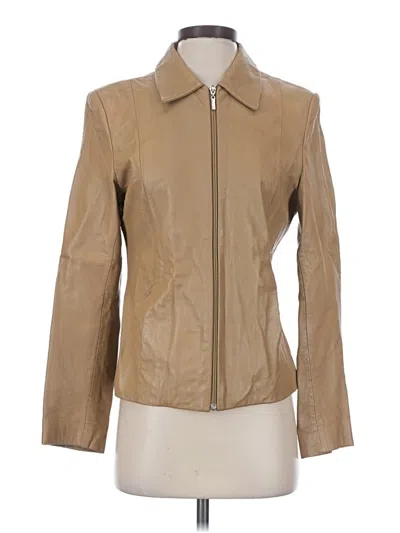 Pre-owned Wilsons Leather Jacket In Tan