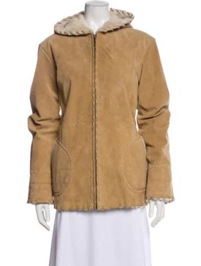 Pre-owned Wilsons Leather Leather Coat In Neutral