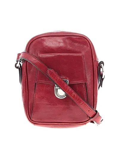 Pre-owned Wilsons Leather Leather Crossbody Bag In Red