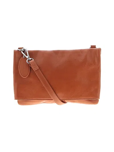 Pre-owned Wilsons Leather Leather Crossbody Bag In Tan