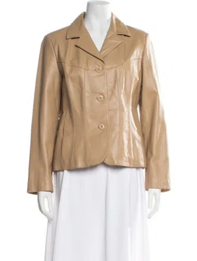 Pre-owned Wilsons Leather Leather Jacket In Neutral