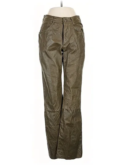 Pre-owned Wilsons Leather Leather Pants In Green