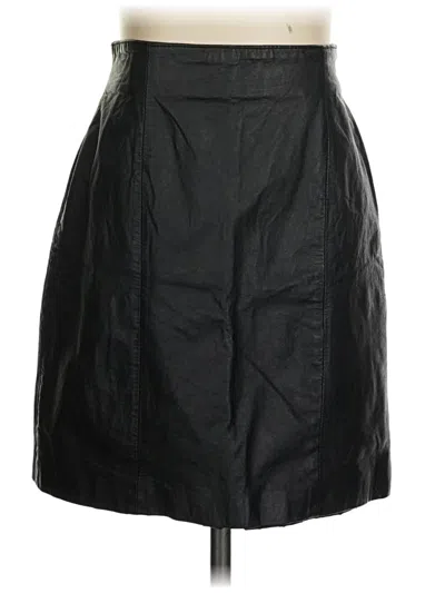 Pre-owned Wilsons Leather Leather Skirt In Black