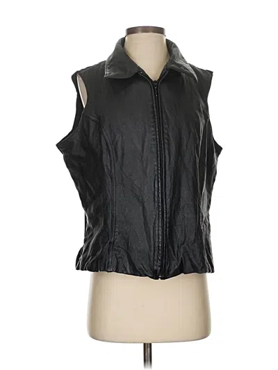 Pre-owned Wilsons Leather Maxima Vest In Black
