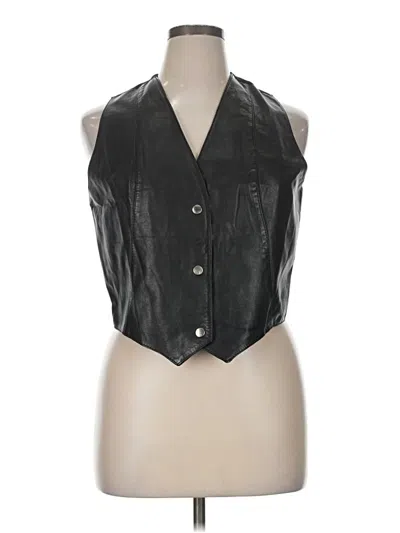 Pre-owned Wilsons Leather Vest In Black