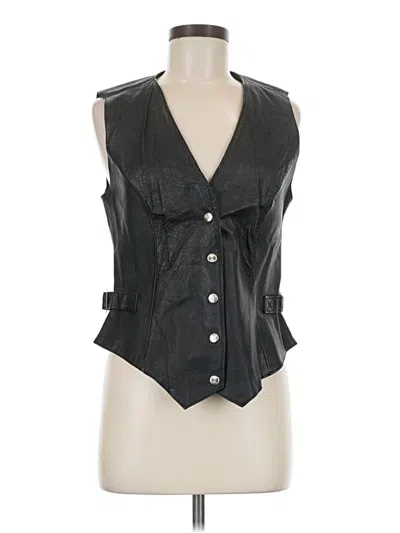 Pre-owned Wilsons Leather Vest In Black
