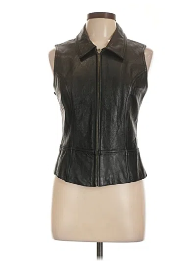 Pre-owned Wilsons Leather Vest In Black