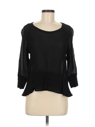 Pre-owned Wilt 3/4 Sleeve T-shirt In Black