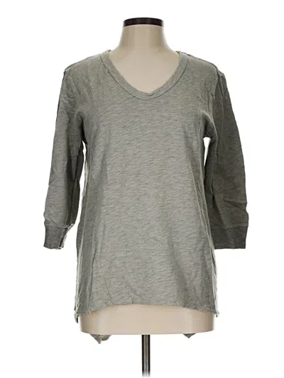 Pre-owned Wilt 3/4 Sleeve T-shirt In Gray