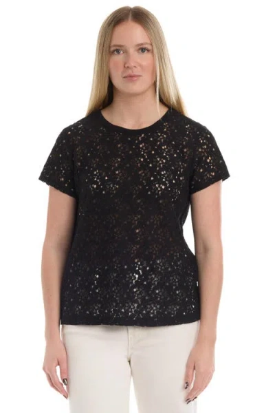 Wilt Baby Fit Lace Tee In Black