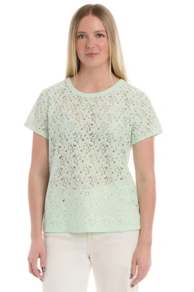 Wilt Baby Fit Lace Tee In Blue