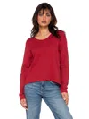 Wilt Crew Shirttail Poplin Shirt Sleeves In Red
