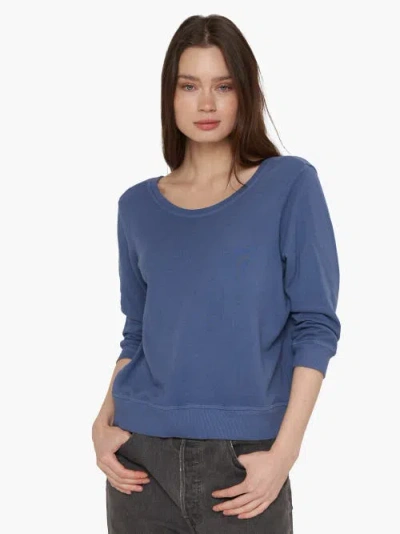 Wilt Clothing Baby Backless Sweatshirt In Blue
