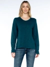 Wilt Clothing Baby Fit Long Sleeve Shrunken Crew Top In Green
