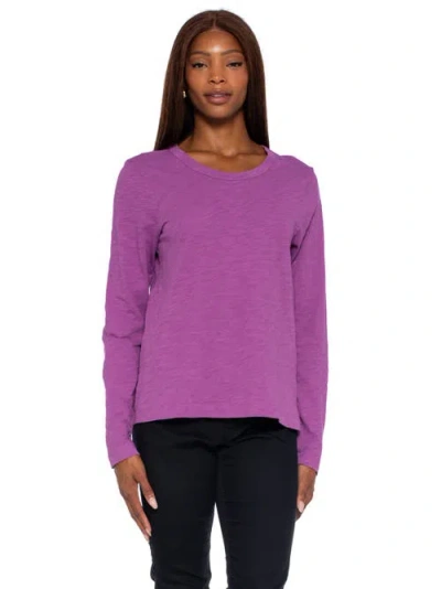 Wilt Clothing Baby Fit Long Sleeve Shrunken Crew Top In Green