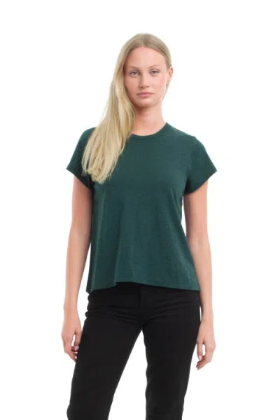 Wilt Clothing Baby Fit Shrunken Crew Short Sleeve Tee In Green