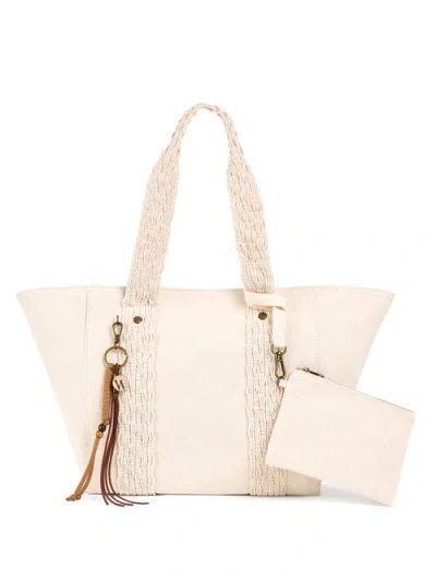 Wilt Clothing Byron Medium Beach Tote In Neutral