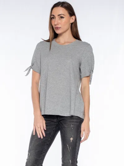 Wilt Clothing Crew Trapeze Tie Sleeves In Gray