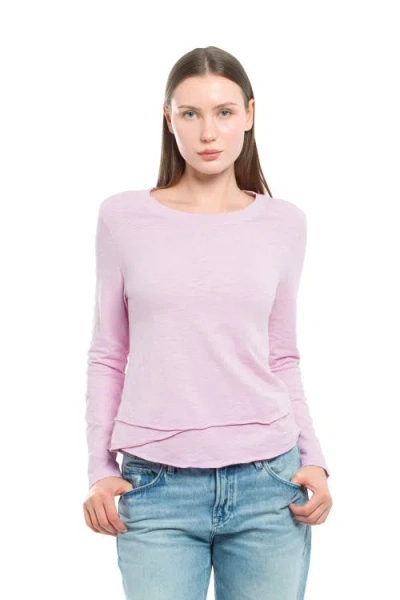 WILT CLOTHING WILT CLOTHING LONG SLEEVE MOCK LAYER TEE