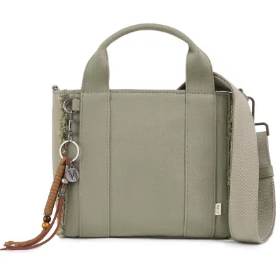 Wilt Clothing Selma Frayed Mini Tote In Green