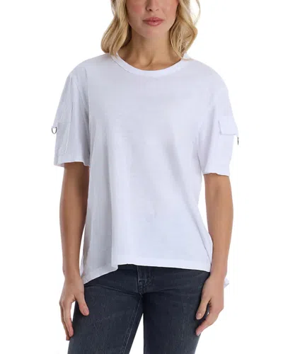 Wilt Clothing Short Sleeve Hi-lo Tee In White