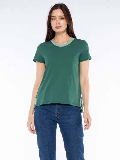 Wilt Clothing Shrunken Ringer Vented Hem In Green