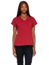 Wilt Clothing V-neck Short Sleeve Baby Tee In Red