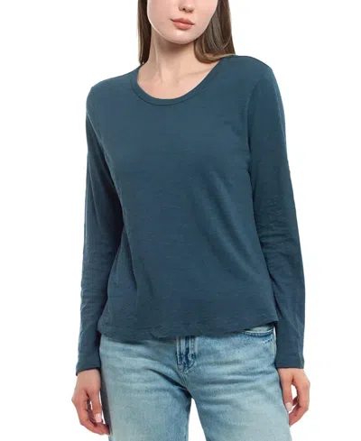 Wilt Clothing Wilt Long Sleeve Top In Blue