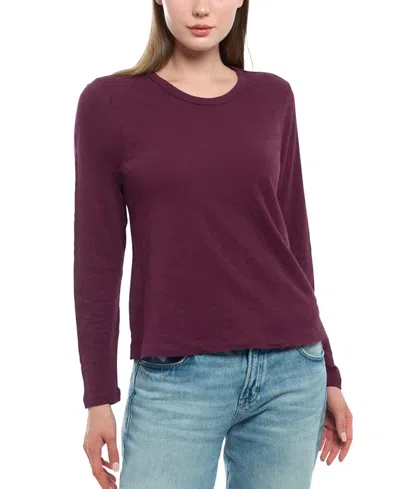 Wilt Clothing Wilt Long Sleeve Top In Purple