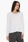 Wilt Contrast Panrl L/s Tee In White