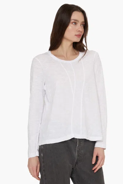 Wilt Contrast Panrl L/s Tee In White