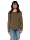 Wilt Crew Shirttail Poplin Shirt Sleeves In Green