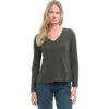 Wilt Deep-v Slim Tee In Blue