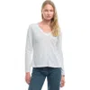 Wilt Deep-v Slim Tee In White