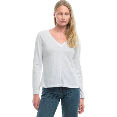 Wilt Deep-v Slim Tee In White