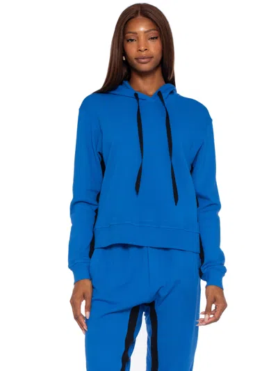 Wilt Hoodie Sweatshirt With Black Contrast In Blue