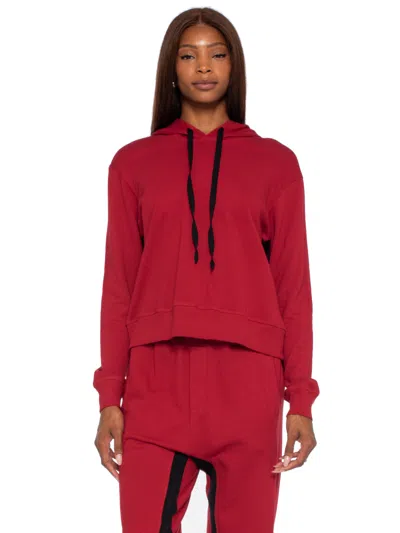Wilt Hoodie Sweatshirt With Black Contrast In Red