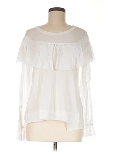 Pre-owned Wilt Long Sleeve Blouse In White