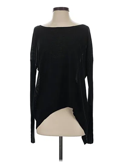 Pre-owned Wilt Long Sleeve Top Black Boatneck Tops