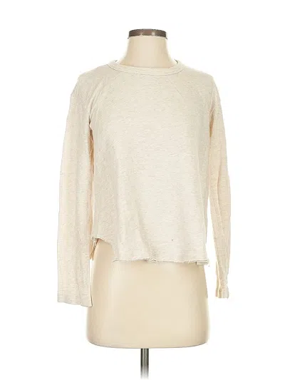 Pre-owned Wilt Long Sleeve Top Ivory Crew Neck Tops In White