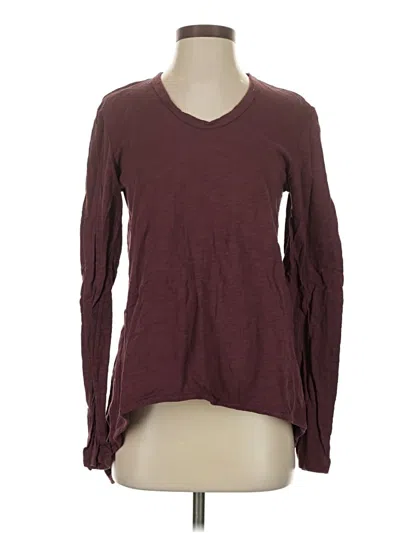 Pre-owned Wilt Long Sleeve T-shirt In Burgundy