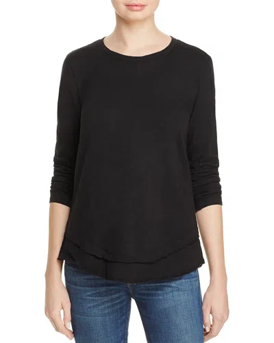 Wilt Mock Layer Tee In Black