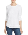 Wilt Mock Layer Tee In White
