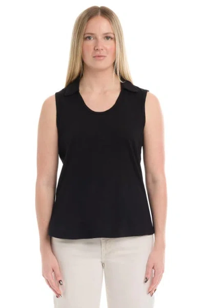 Wilt Polo Shell Top In Black