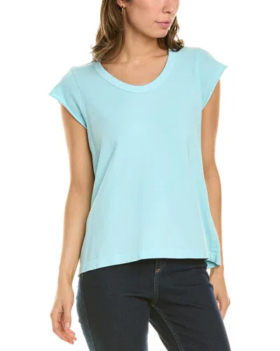 Wilt Raw Soft Scoopy T-shirt In Blue