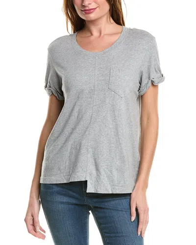 Wilt Roll Cuff Pocket T-shirt In Grey